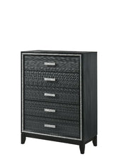 Haiden Weathered Black Finish Chest Model 28436 By ACME Furniture
